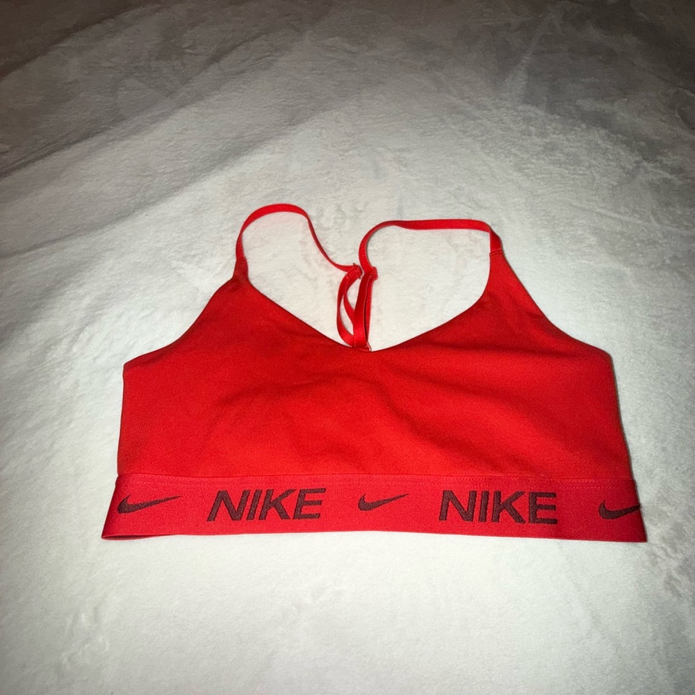 Nike Women's Vibrant Red Sports Bra